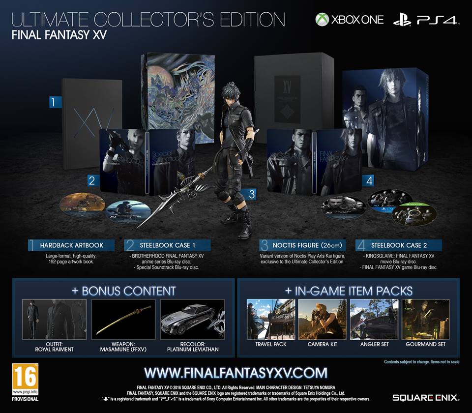 final fantasy xv ultimate-collector-edition