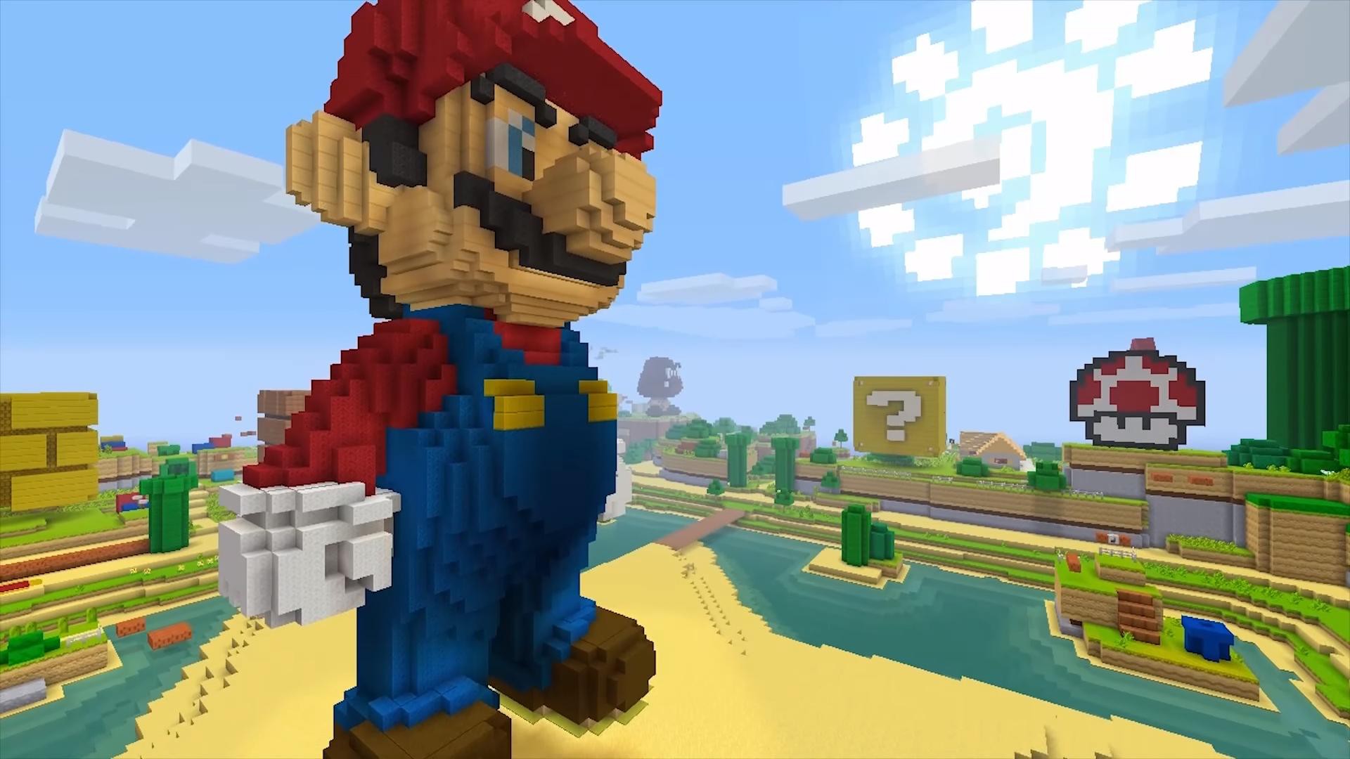 Minecraft Wii U Super Mario