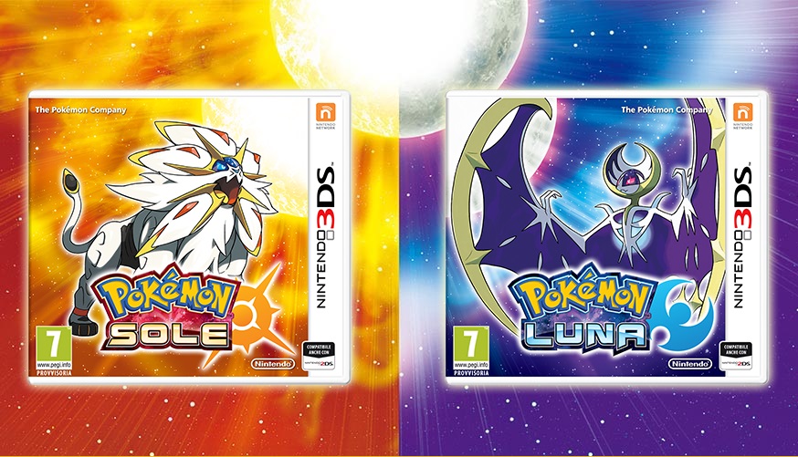 pokemon sole e luna cover art