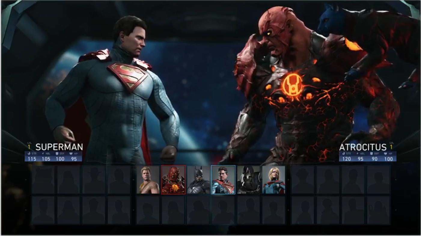 roster Injustice 2