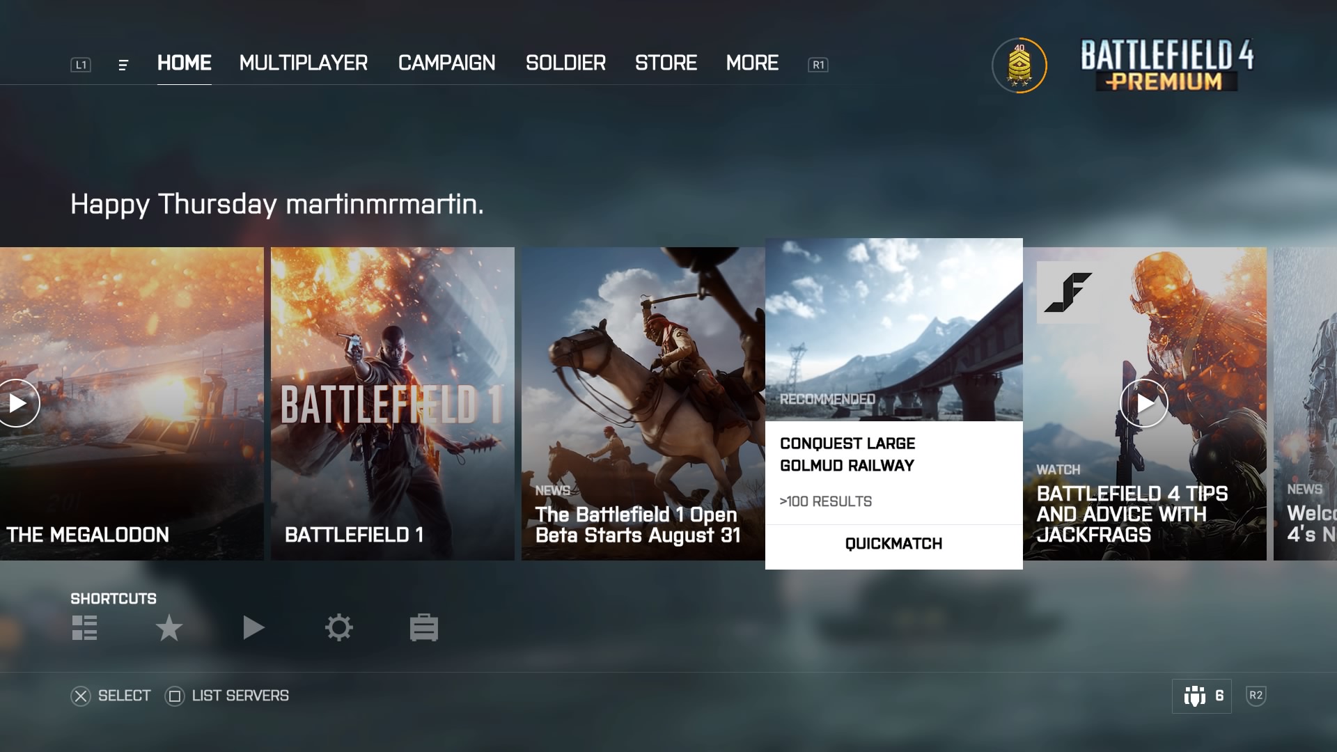 Battlefield 4 nuova UI