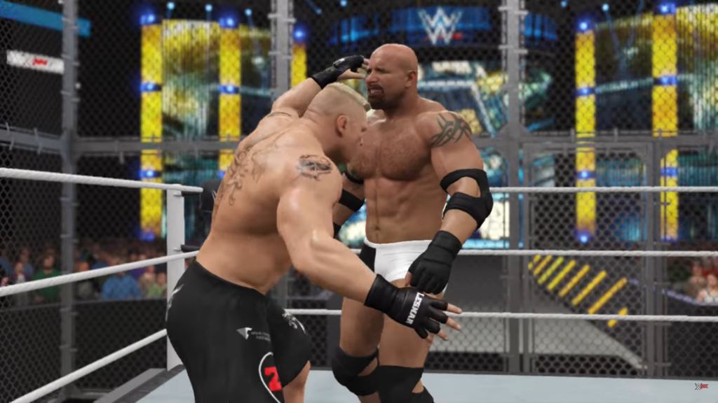 WWE 2k17 Lesnar vs Goldberg