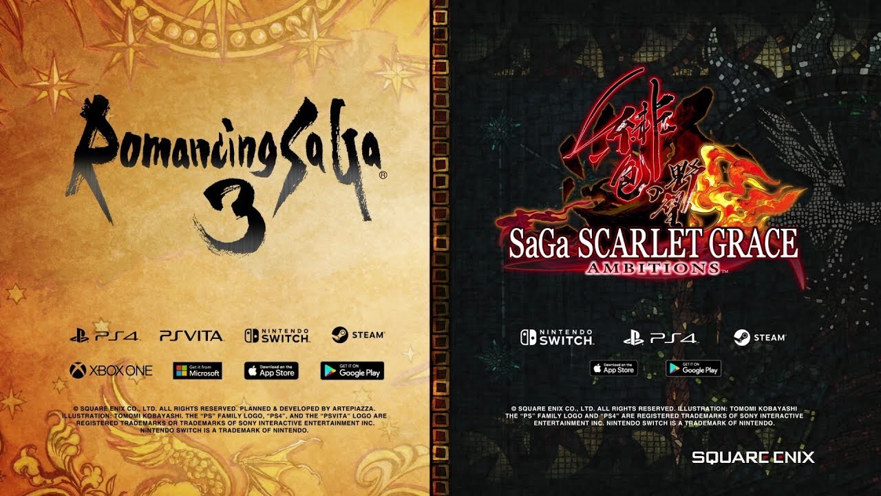 Saga 3 e Saga Scarlet Grace: Ambitions