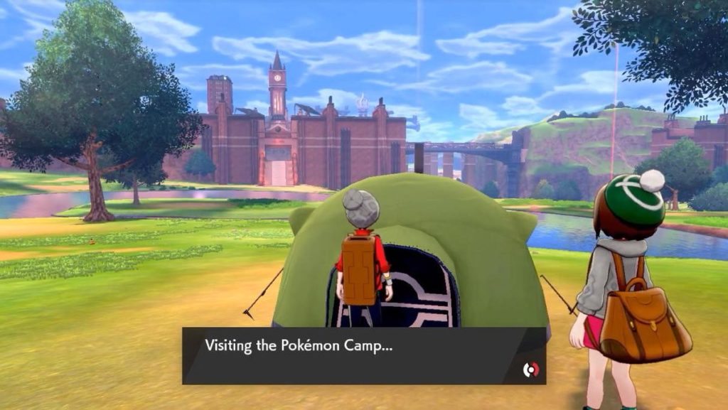 Pokémon Spada Scudo - campeggio