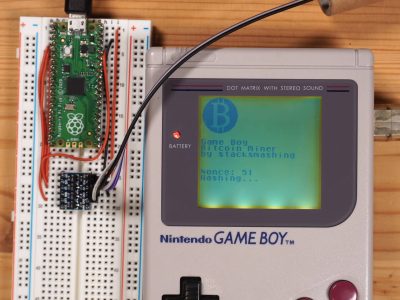 Bitcoin estrarre Nintendo Game Boy