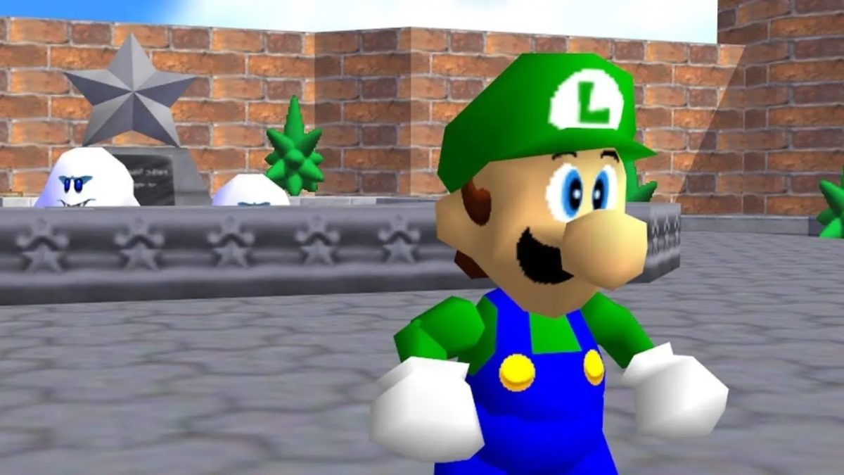 Super Mario 64 Luigi